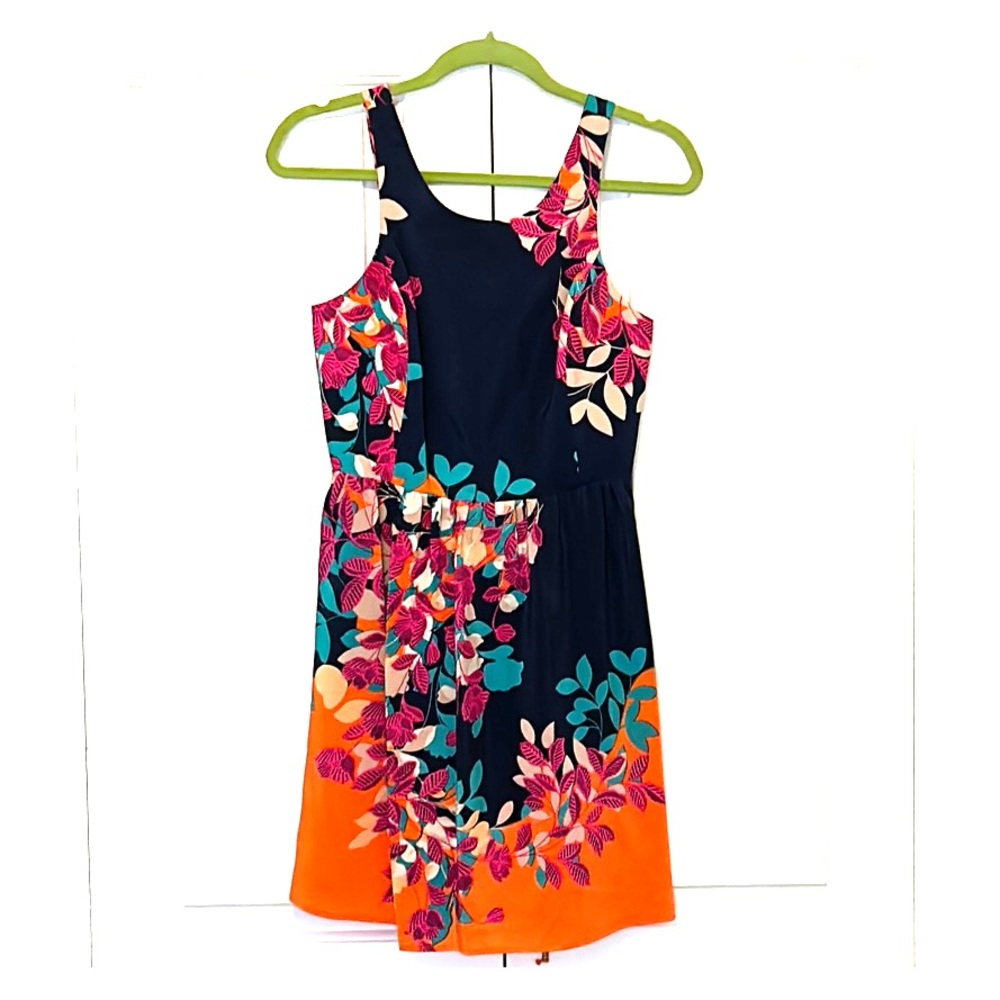 Akiko silk floral dress